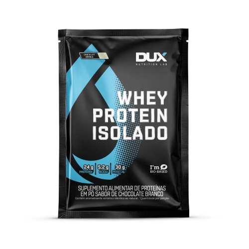 Whey Protein Isolado Sabor Chocolate Branco (1 Sachê 30g) - Dux Nutrition