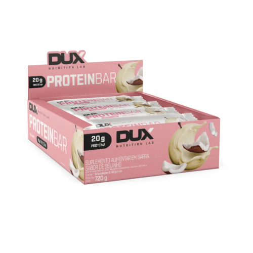 Protein Bar Sabor Beijinho (Caixa c/ 12 unidades de 60g) - Dux Nutrition