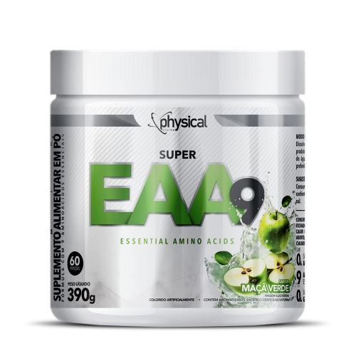 Super EAA-9 Sabor Maçã Verde (390g) - Physical Pharma