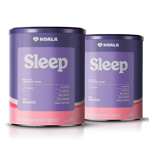 Kit 2unid Sleep Sabor Morango (264g) - Koala