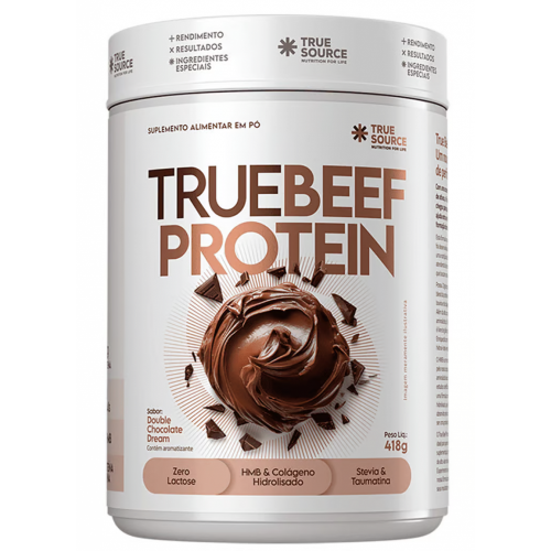 True Beef Protein Sabor Double Chocolate DReam (418g) - True Source