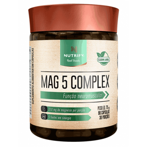 Mag 5 Complex (90 Caps) - Nutrify