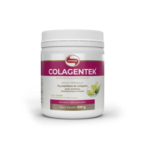 Colagentek Sabor Limão (300g) - Vitafor